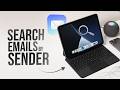How to Search Emails by Sender on iPad (tutorial)