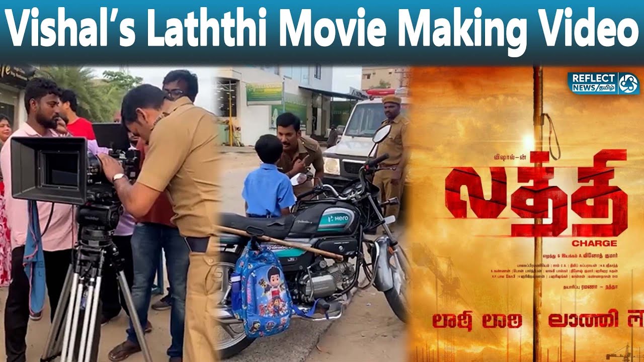 Vishal"s Laththi Movie Making Video | Lathi Charge | Vishal 32