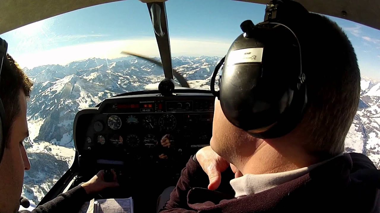 Yverdon aérodrome LSGY - 1er vol de navigation