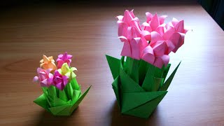 DIY How To Make a Bouquet Of Tulip From Paper. Handmade Gift Origami Flowers
Learn and make a cute bouquet of paper tulips for someone you love. Fold 3-5 origami flowers with leaves for handmade gift on birthday, mothers Day, Valentines, teachers day. Make a paper bouquet that will never fade.
For one bouquet take 10 squares 15x15 cm of green paper and 5 squares 10,5x10,5 cm of red or pink paper. DIY How To Make a Bouquet Of Tulip From Paper. Handmade Gift Origami Flowers