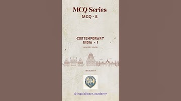 Class 9 Geography MCQ8 | India: Size & Location | Chapter 1 Quiz #class9 #ncert #cbse #socialscience