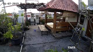 Rekaman cctv gempa di bali 16/07/19