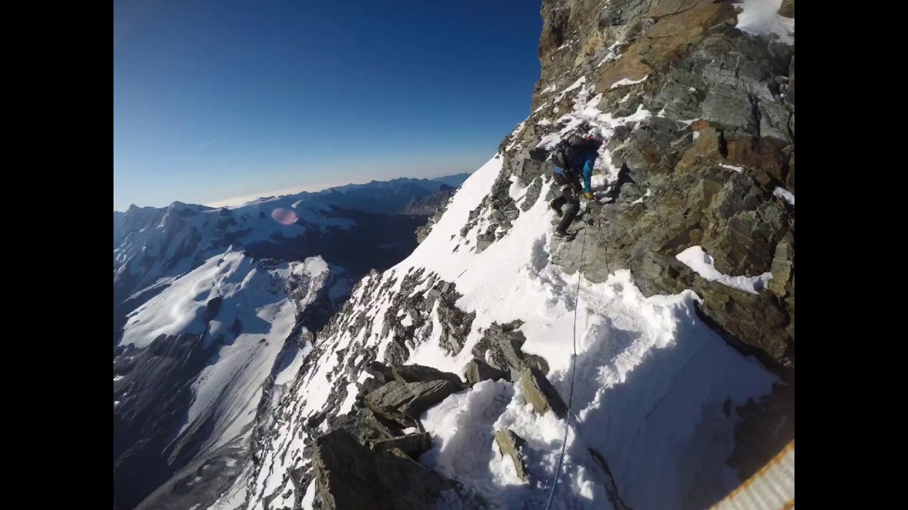 Matterhorn time lapse PT 2still pictures climbing hornli ridge - YouTube