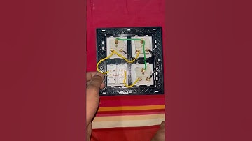 3 socket 2￼ switch ￼ wiring⚡️        #electrical #electrician #shorts #wiring