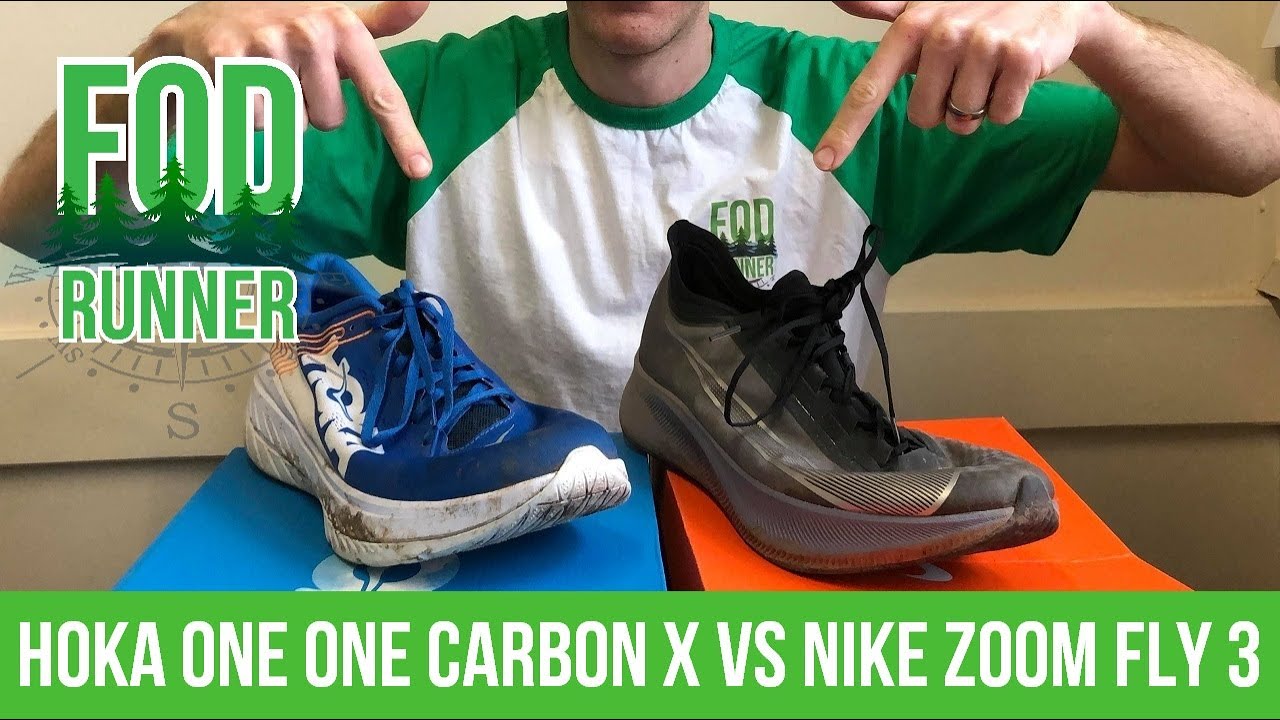 Hoka One One CARBON X VS Nike ZOOM FLY 