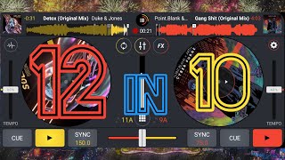 12 TRACKS IN 10 MINUTES | Cross DJ Android, Dubstep/Trap Mix screenshot 3