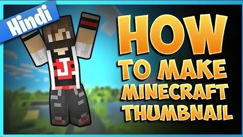 How to Make Minecraft 100days Hardcore Thumbnail || Easy Tutorial