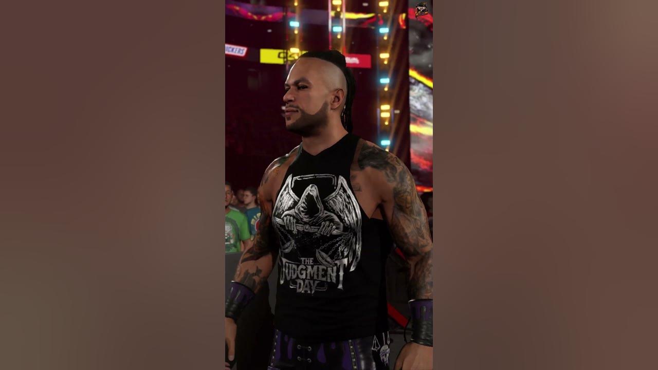 Damian Priest NEW BACKLASH 2023 UPDATED ATTIRE Mod in WWE 2K23 shorts
