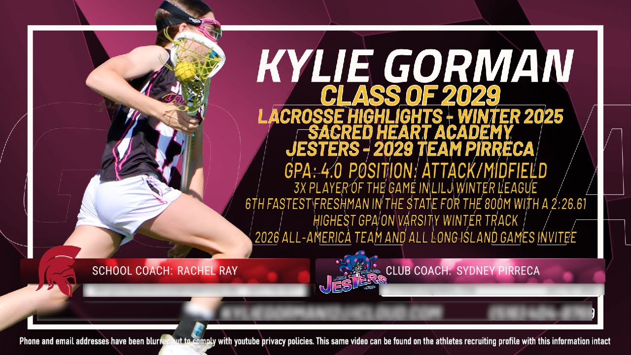 Kylie Gorman - Lacrosse Highlights Winter 2025/26