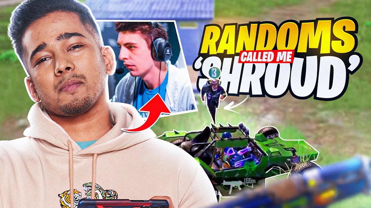 RANDOMS CALLED ME 'SHROUD' *EPIC 🤣* | Funny BGMI Highlights