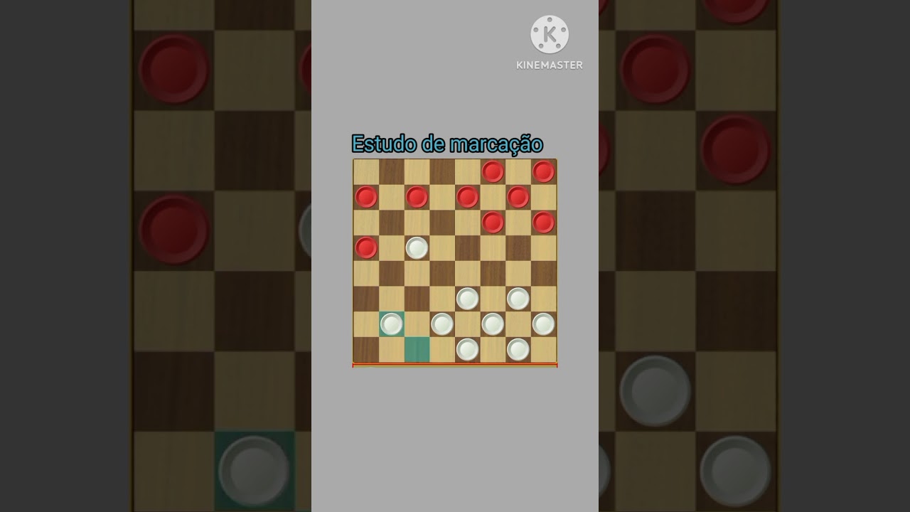 Estudo posicional no jogo de damas. 