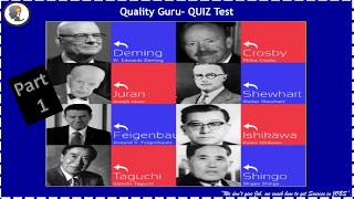 Quality Guru - Quality month Quiz  test Part 1 of 5