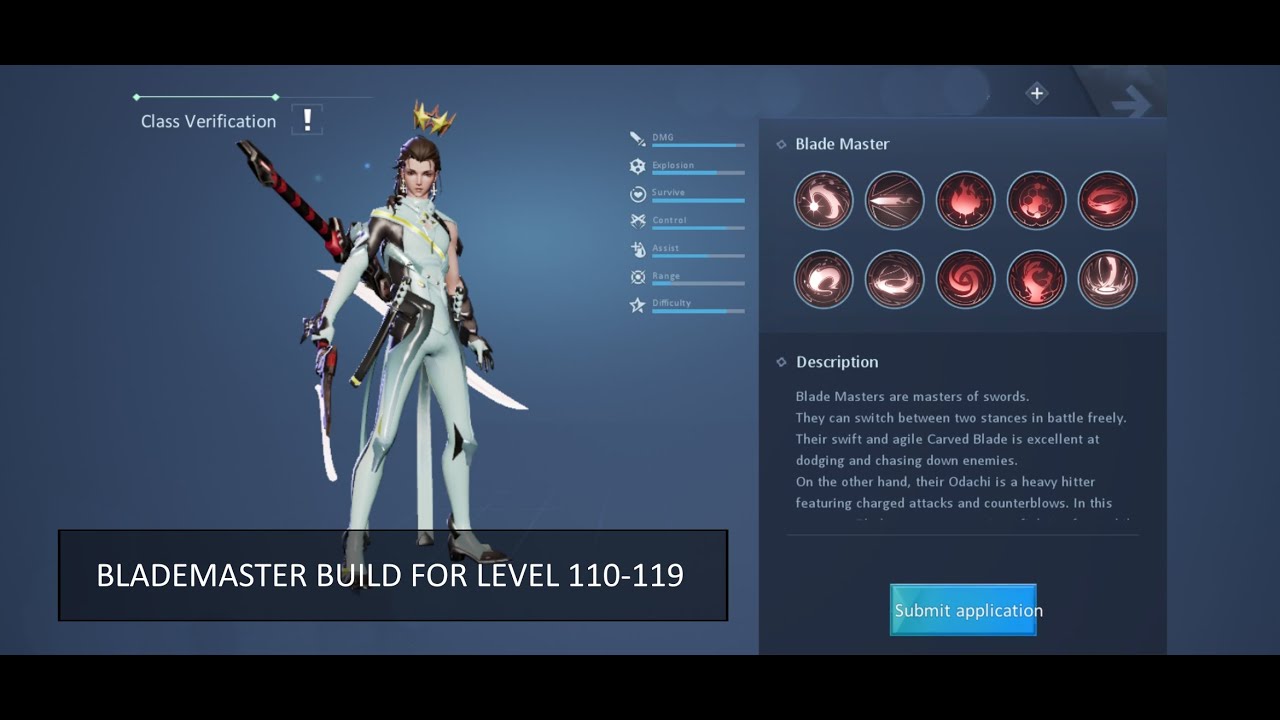 Dragon Raja : Kidou's Blademaster Build