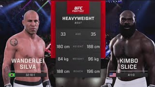 UFC 5 Wanderlei Silva Vs Kimbo Slice - Outrageous #UFC Heavyweight Fight English Commentary PS5