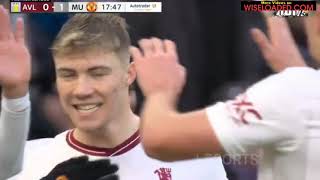 Aston Villa vs Man United 1- 2 Highlights | 2024