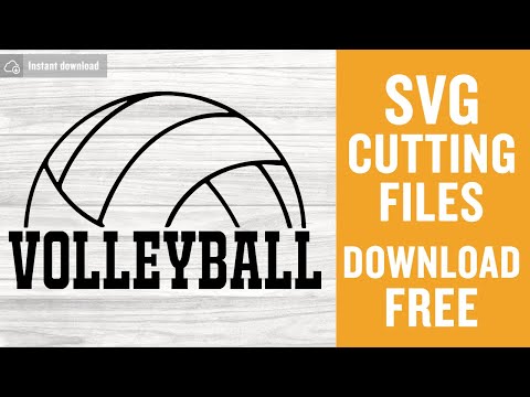 Volleyball Svg Free Cut Files for Silhouette Cameo Free Download