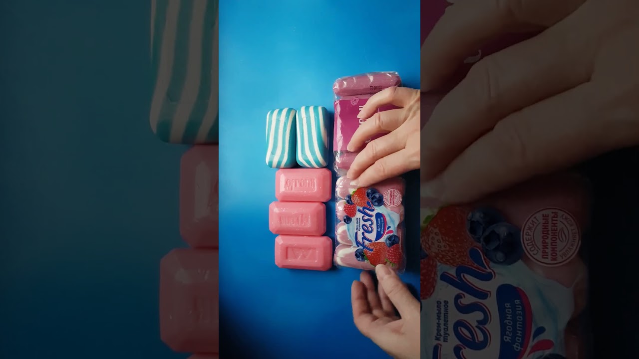 Soap Bars Sorted By Color Satisfyingly! 