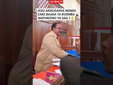 VIDEO TUNDU LISSU AKIKUSANYA NONDO ZAKE MAHAKAMANI BAADA YA KUOMBA MAPUMZIKO YA SAA 1 Breaking