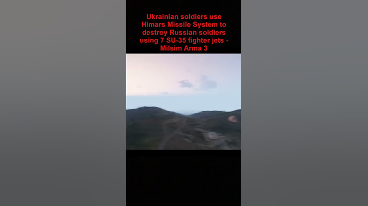 Ukrainian soldiers use Himars Missile System to destroy Russian soldiers using 7 SU 35 fighter jets