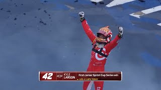 Kyle Larson’s 1st NASCAR Cup Series victory comes at Michigan | August 28, 2016 | Pure Michigan 400