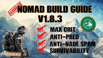 Nomad PvP build guide version 1.8.3 | The Division 1.8.3