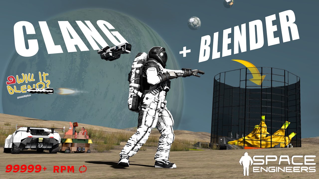 Clang-Powered Blender VS. Space Engineers - YouTube