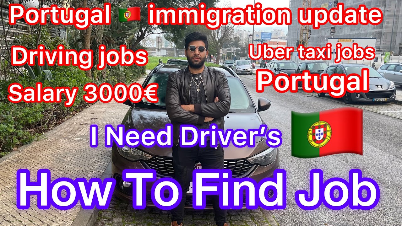 How To Find Driving Jobs In Portugal 🇵🇹 Without Residency Card Taxi 🚕