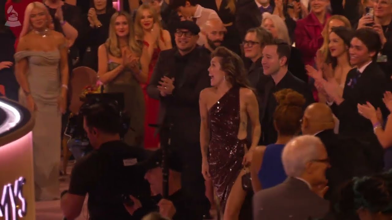 Watch MILEY CYRUS & Audience Reactions At The 2024 GRAMMYs