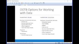 Connecting SharePoint to External Data Webinar