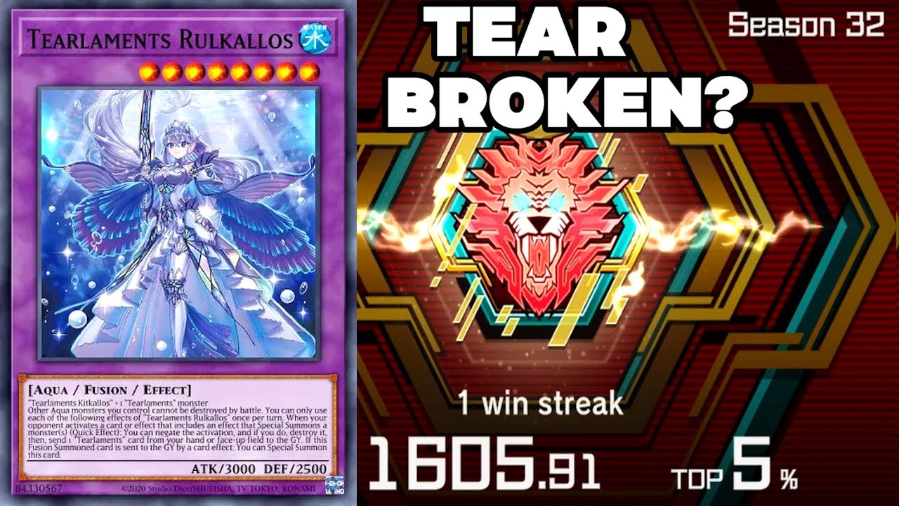 Tearlaments DOMINATE the Top 5% GLOBAL in Master Duel RATING DUELS ...