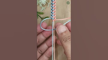 #shorts DIY Macrame Bracelet Modified Half Hitch Knot