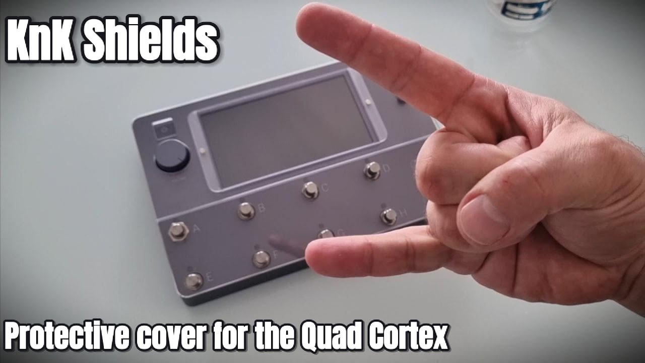 Review - Protective cover for the Quad Cortex (KnK Shields) - YouTube