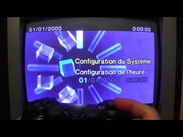 Playstation 2 scph 50004 unlock the osd and timer (after change  memory of battery 3v ) class=