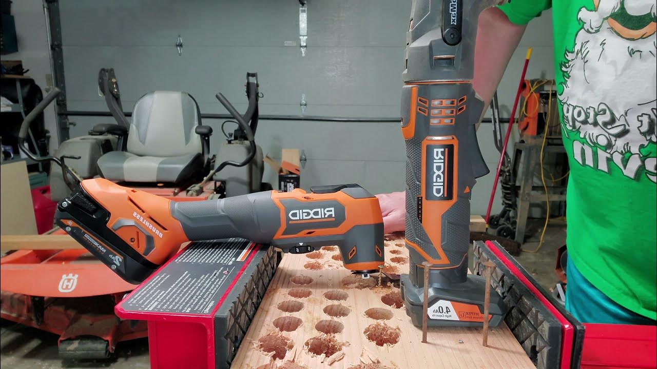 Ridgid Jobmax vs the new Ridgid Oscillating Max Output - YouTube