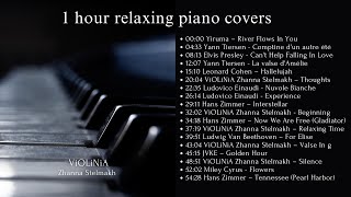 1 hour of relaxing piano covers for relaxation, stress relief, study, sleep