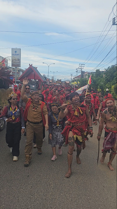 The excitement of Dayak attractions