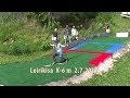 Leirikilpailu mäki K-6 m Lahti Karpalo 2.7.2017 LHS:n Ski jumping team Saukko  Kesäleiri