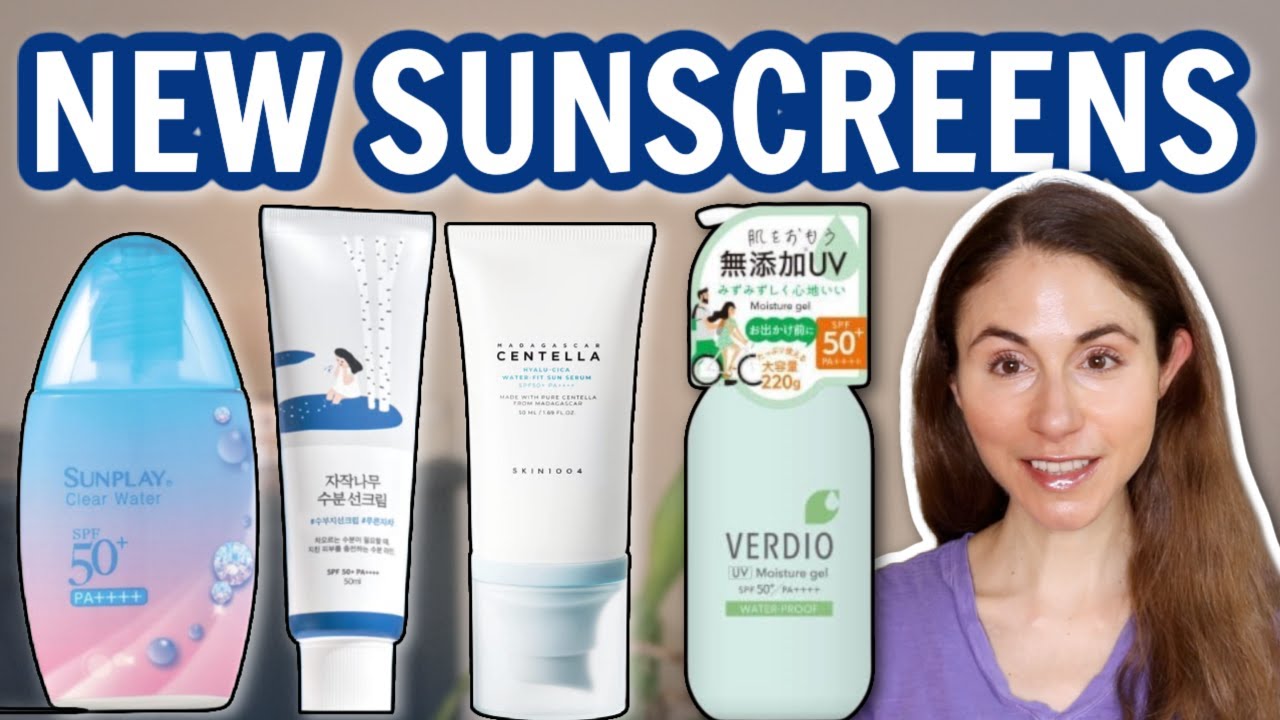 NEW KOREAN & JAPANESE SUNSCREENS 😍 DERMATOLOGIST DrDrayzday YouTube