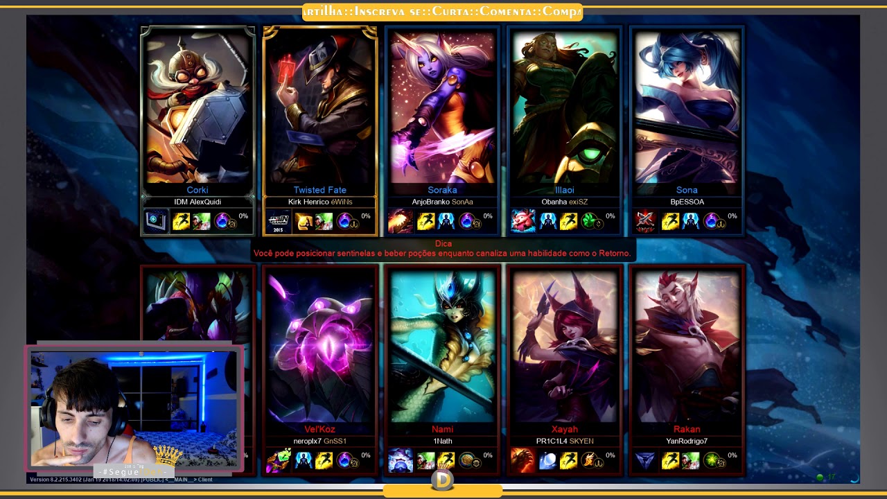 📌# Hack/Drop 2018 em League of Legends -- Parte 1 -- Leia a Descrição ...