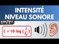 Intensit sonore  niveau dintensit sonore  terminale spcialit  physique