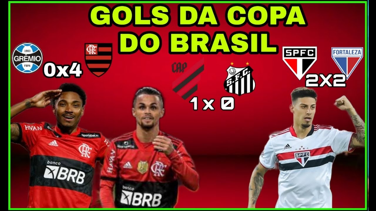 GOLS DE ONTEM DA COPA DO BRASIL YouTube
