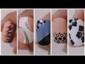 5 simple nail art design tutorial  easy nail art design  nails inspiration nailart trending