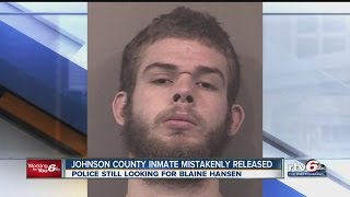 Johnson County inmate mistakenly released
