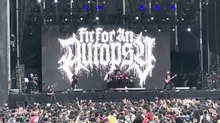 Fit For An Autopsy  Lower Purpose knotfest Mx 6dic25 Estadio Fray Nano