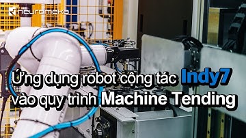 Ứng dụng robot cộng tác Indy7 vào quy trình Machine tending