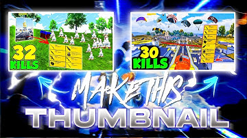 How To Make Pubg Thumbnail In Android|Pubg Montage Thumbnail|Thumbnail Tutorial in Hindi|