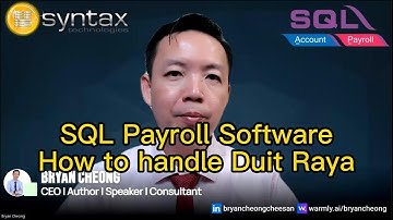 SQL Payroll Software - How to handle Duit Raya