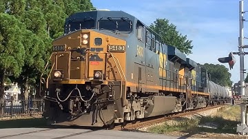 CSX 5483 with a Nice K5HL Leads the Last CSX Q519 - 6-04-22