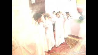 تعليم الصلاه ل اطفال حضانة هبة الرحمن 