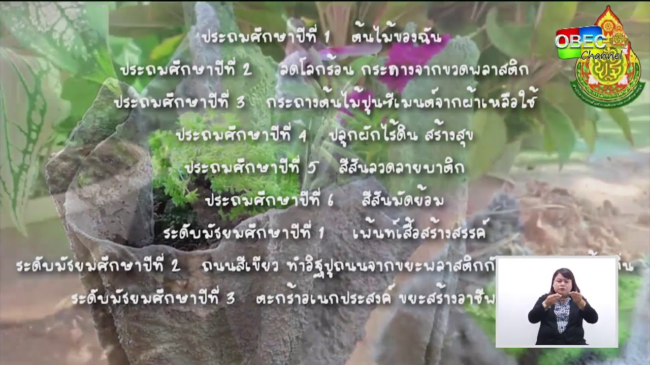 รายการ พุธเช้า...ข่าวสพฐ. ครั้งที่ 38/2562 ประจำวันพุธที่ 25 กันยายน 2562